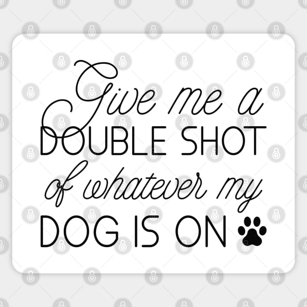 Give Me A Double Shot Sticker by LuckyFoxDesigns